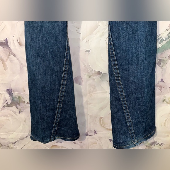 True Religion Flare Jeans Womens Blue Joey Bootcut Low Rise Twisted Seam USA 30 - Picture 5 of 9